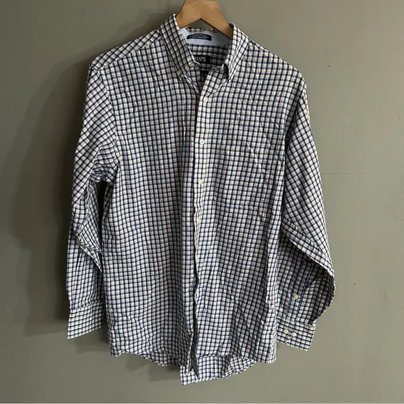 Chaps plaid button down Classic fit twill‎ EUC - Picture 1 of 7